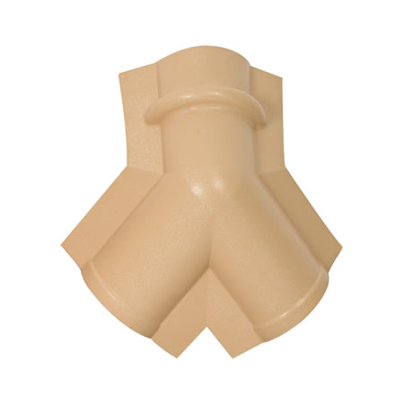 Cumeeira Triangular P/Telha Marfim 