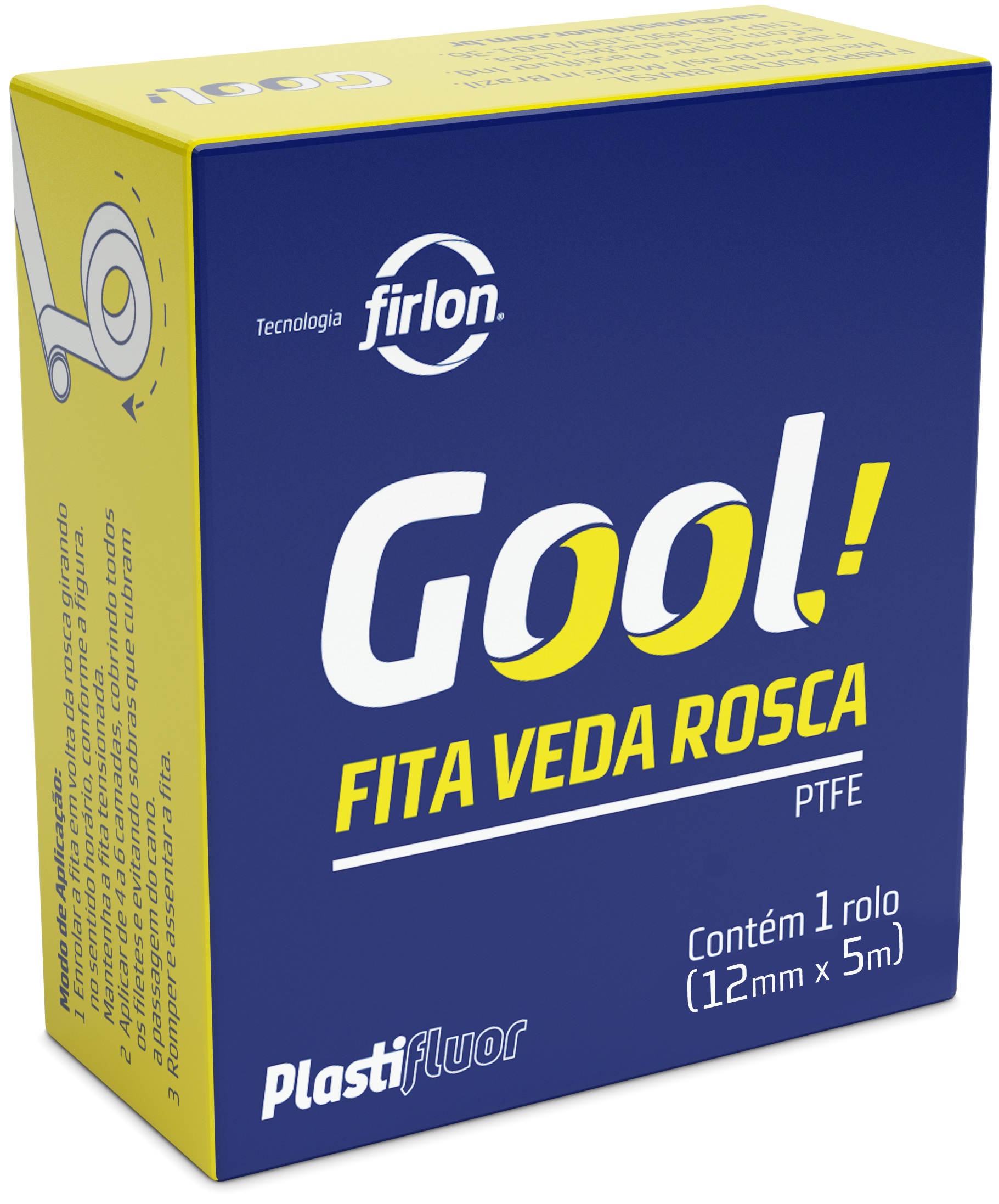 Fita Veda Rosca 12mmx05m