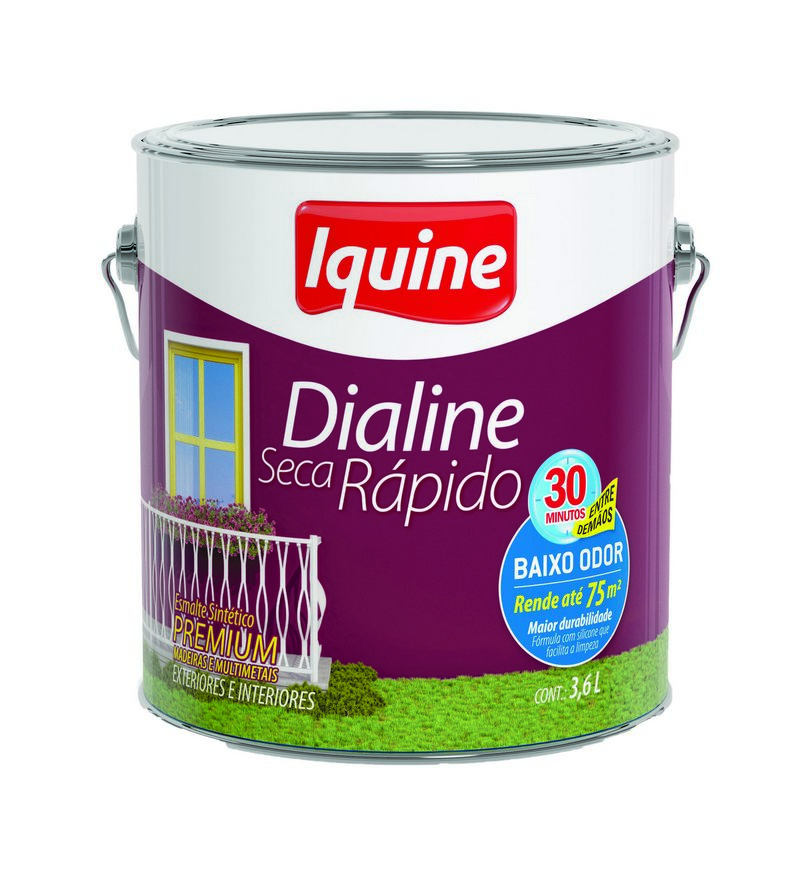 Tinta Esm Ac Prm 3,2lt Dialine Agua B. P