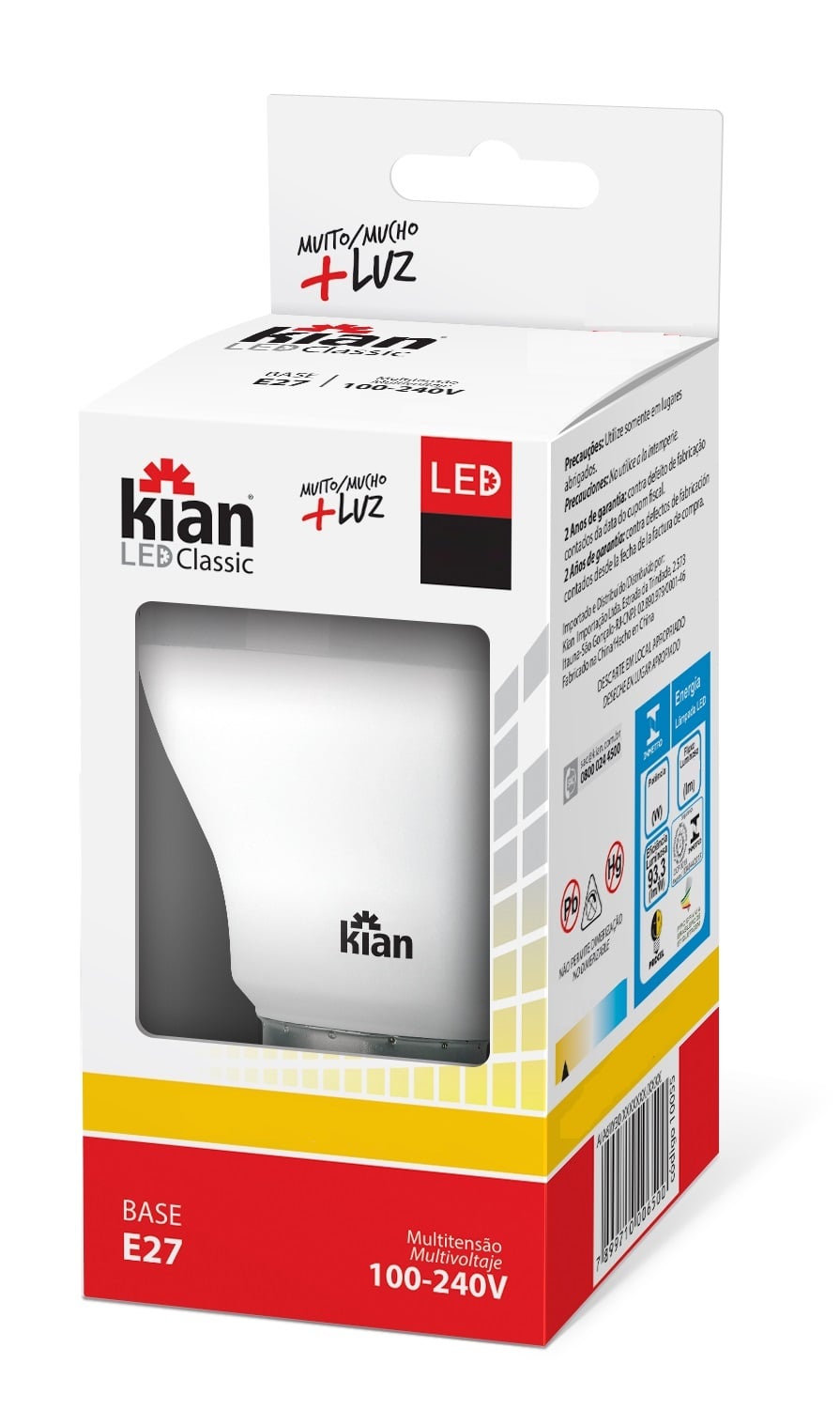 Lamp Led Bulb  9w Bv Nor 810lm 3k