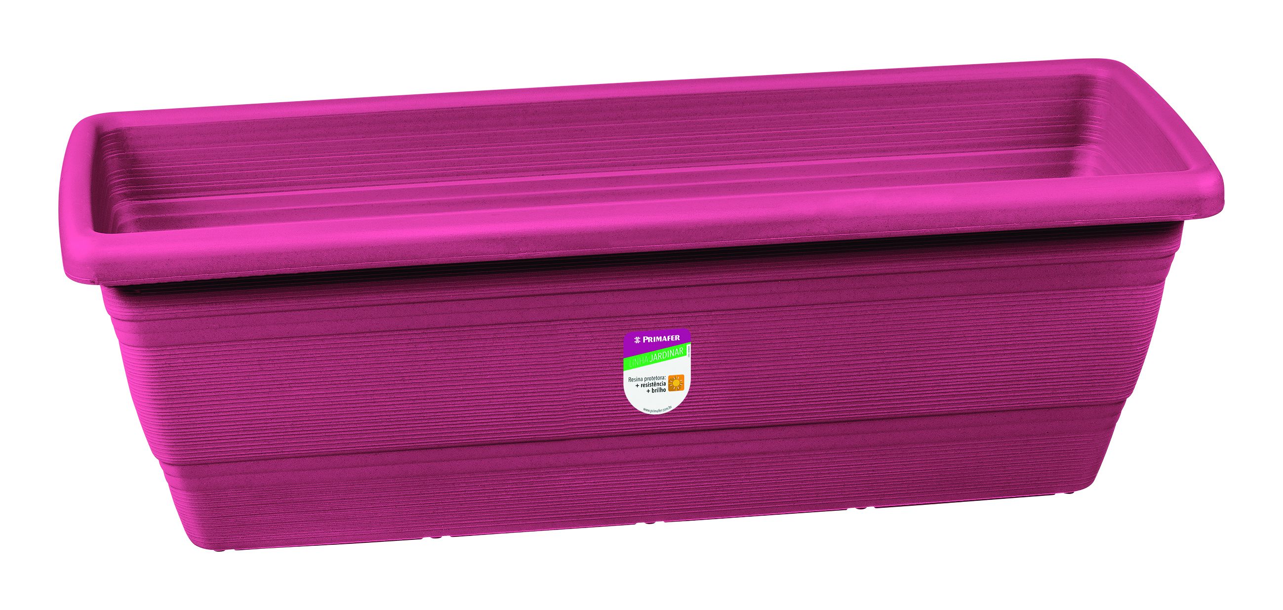 Floreira P/Jard Plast 50cm Bordo