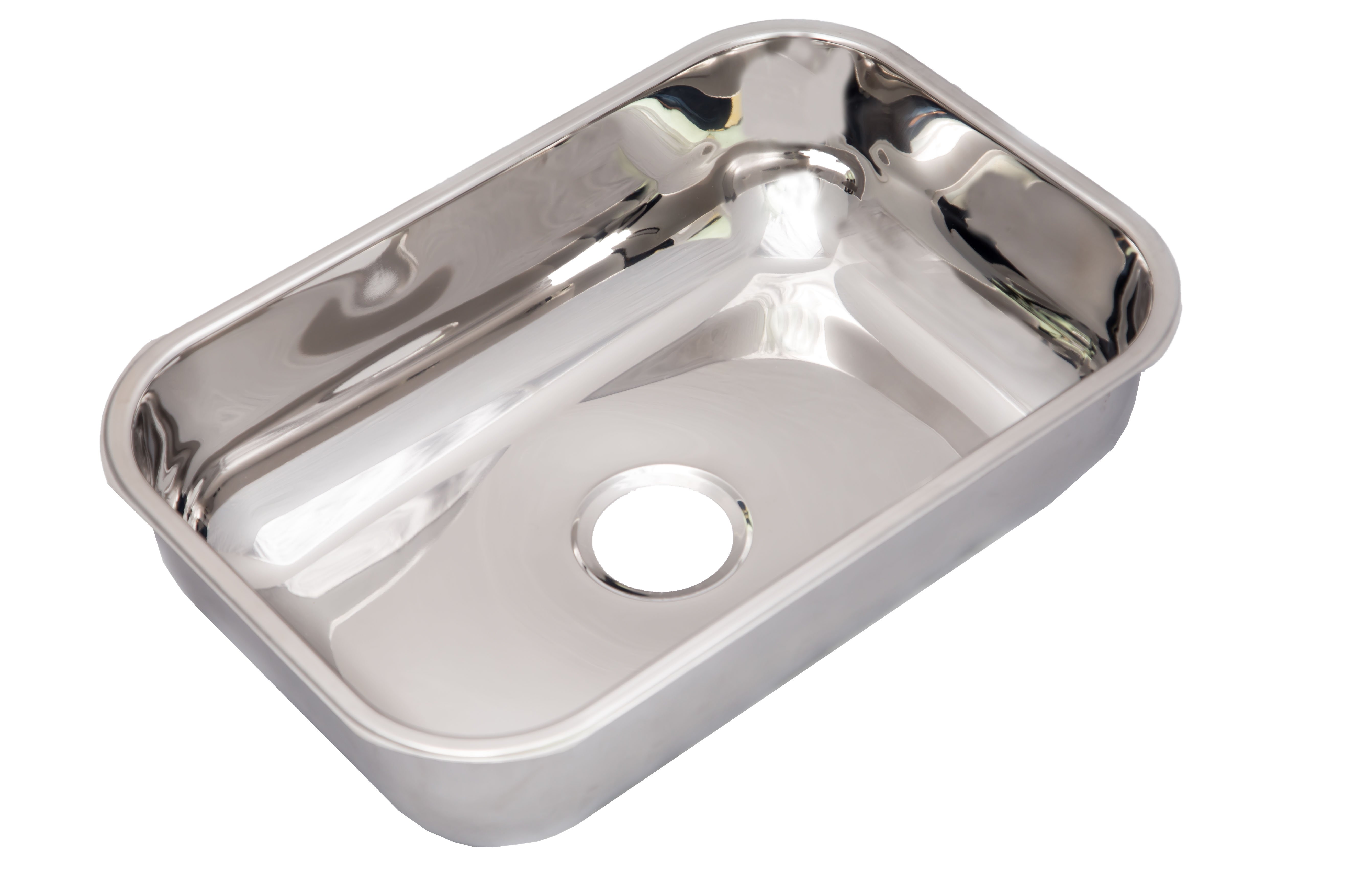 Cuba Inox N1 46x30x17 430 Ab 3.1/2 S/Val