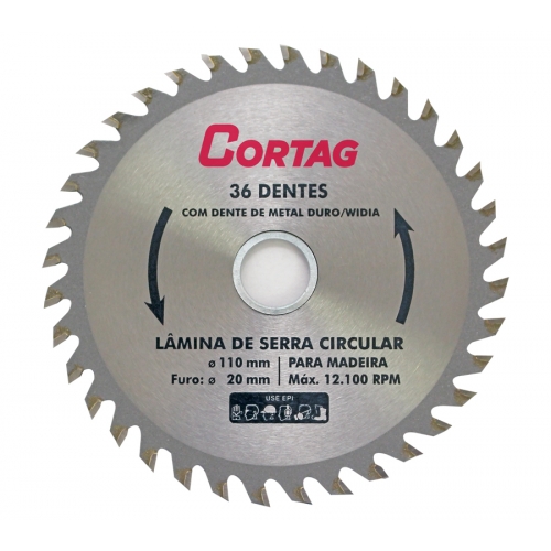 Serra Circ De Widea 110mm (4.3/8”) 36d