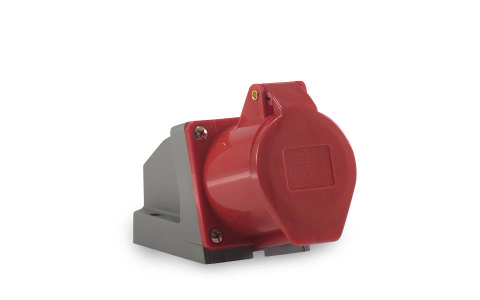 Tomada Ind Sob 3p+T+N 16a 380v Verm