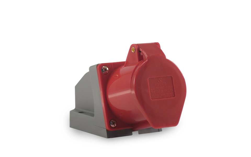 Tomada Ind Sob 3p+T 32a 380v Verm