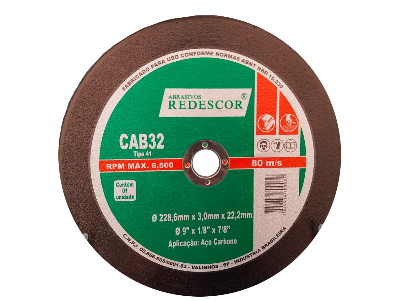 Disco De Corte  9x1/8x7/8” Metal
