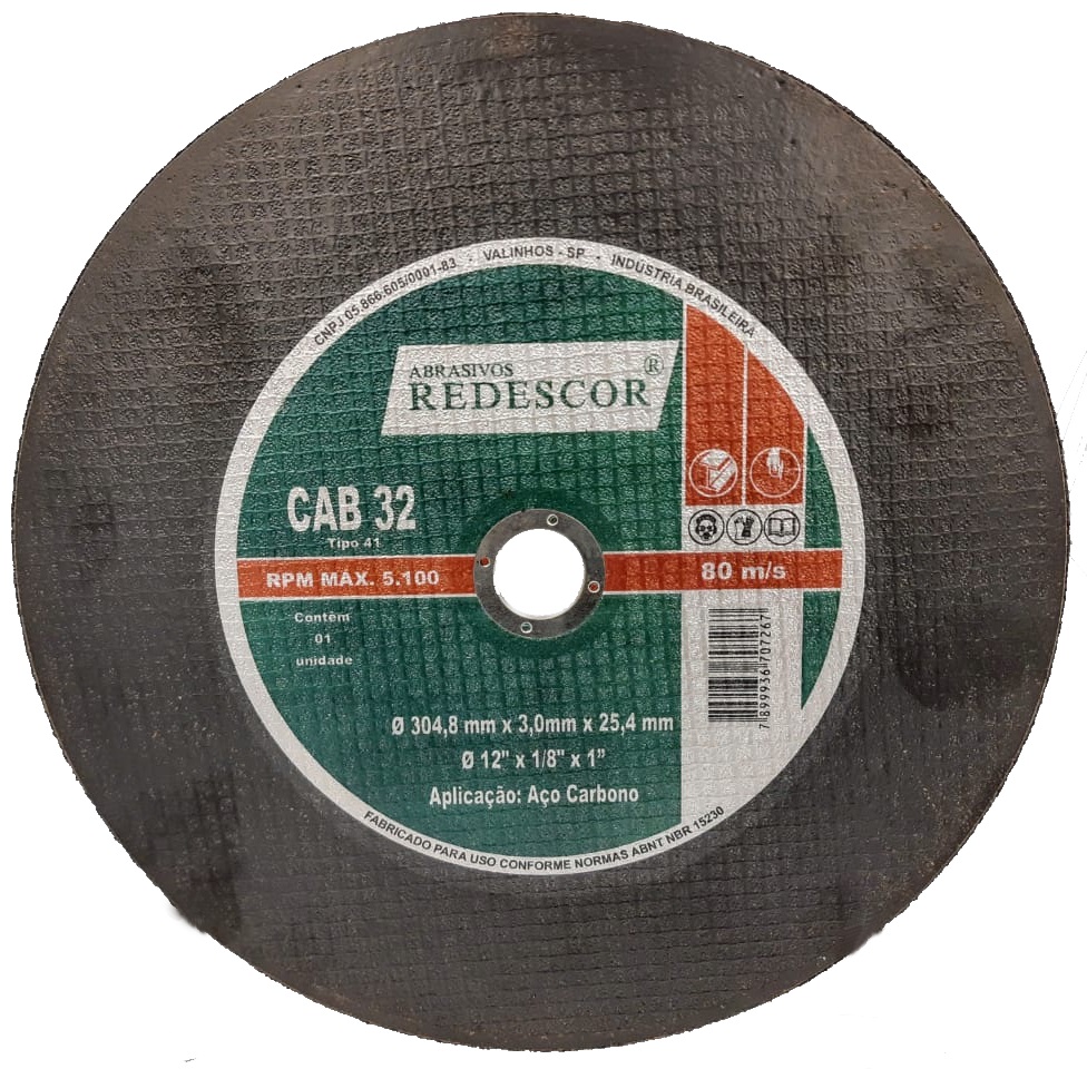 Disco De Corte 10x1/8x3/4” Metal