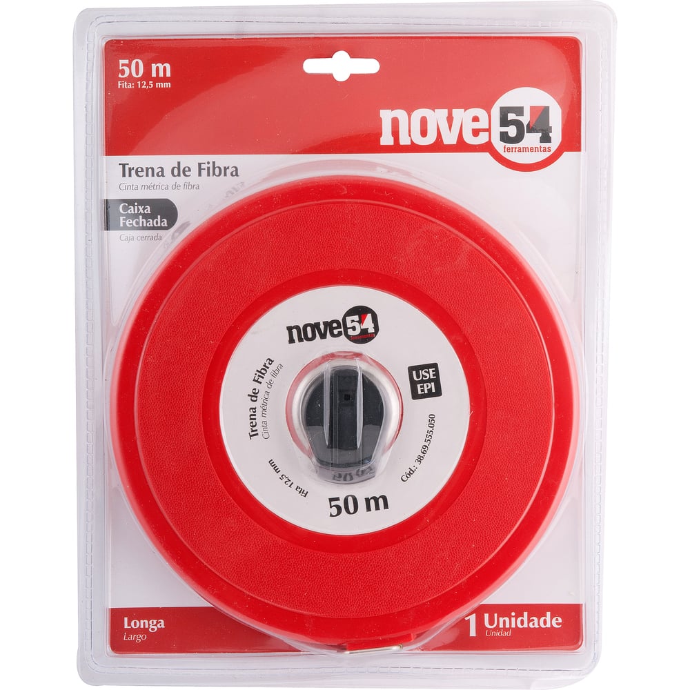Trena  50mt Fibra 12,5mm Cx Fechada