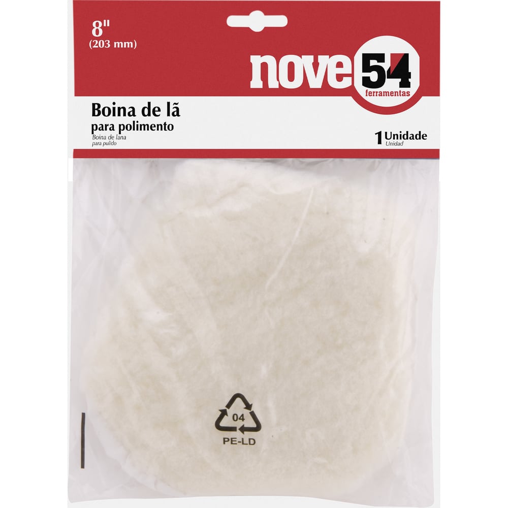 Boina De La P/Polimento 8” 