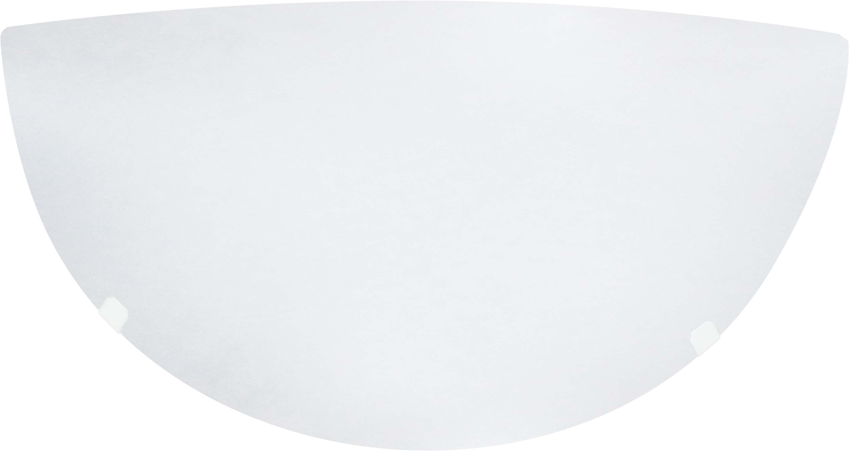 Arandela Vidro 40w 1xe27 1/2 Lua 30cm