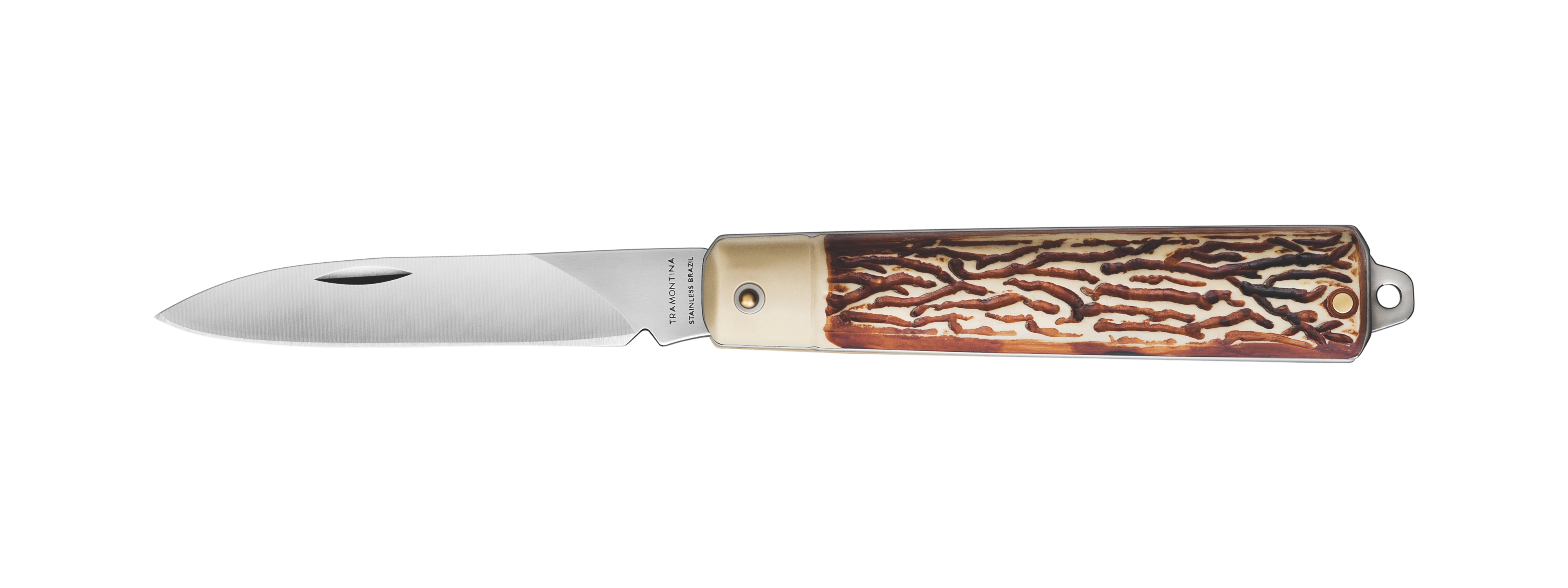 Canivete Inox 3” Cb Abs C/Pont Blist