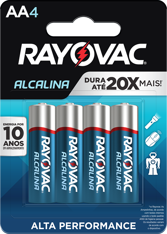 Pilha Alcalina Aa Peq C/4pc