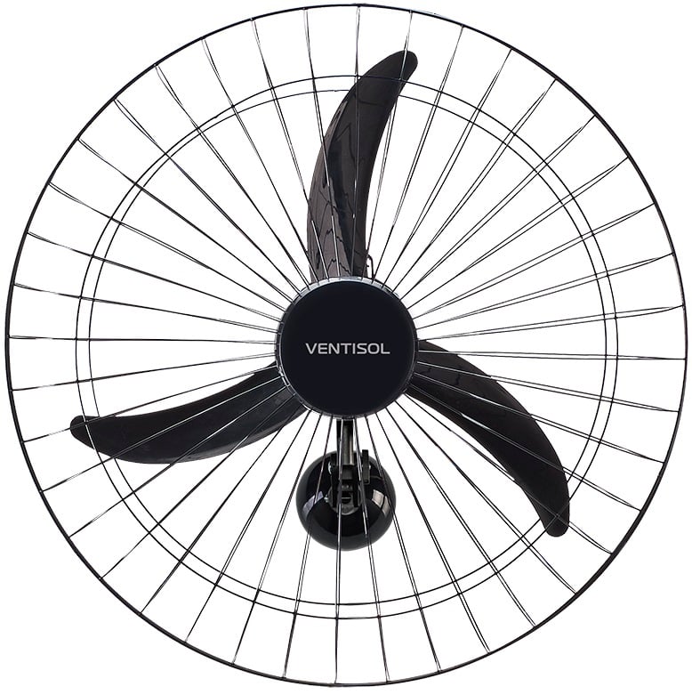 Ventilador Osc 60cm Parede 220v Pt