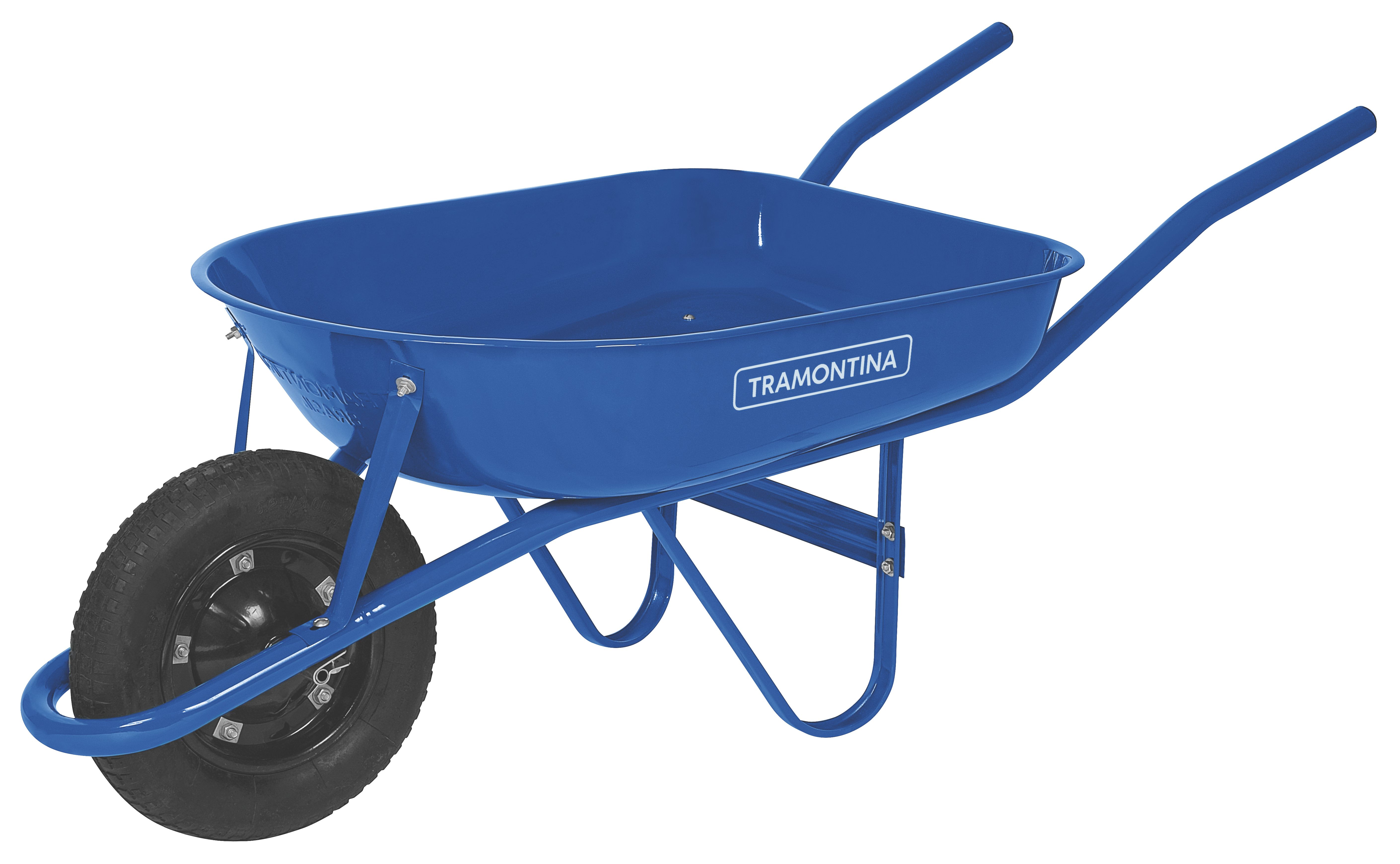 Carrinho De Mao Ch24 Pint 50l Az Metalic