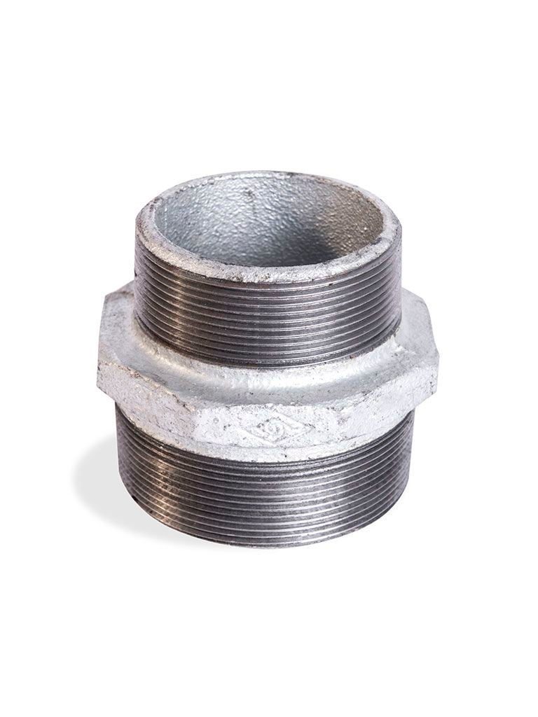 Niple Duplo Reducao Galv 1/2x1/4”