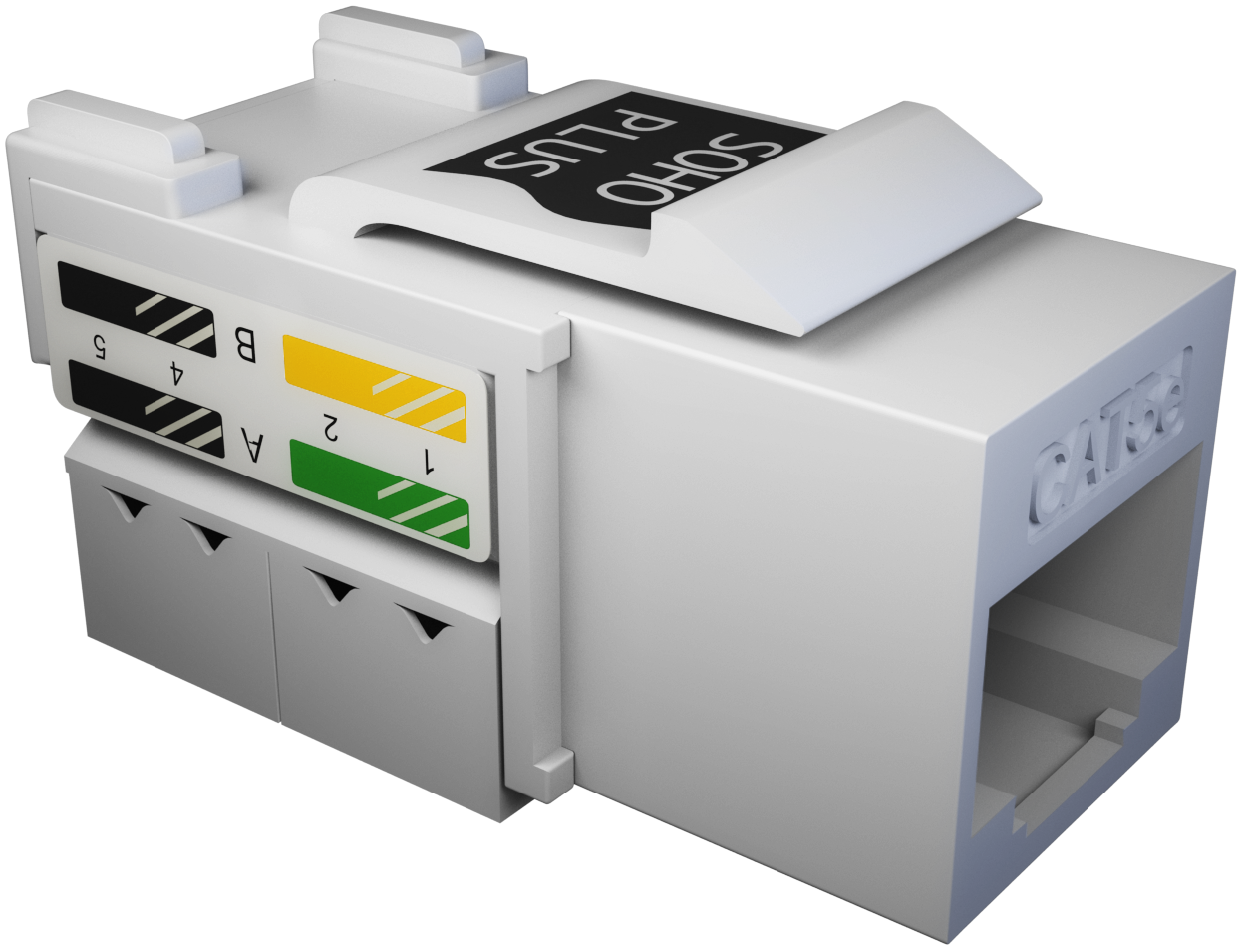 Conector Rj45 Femea Cat5 Keystone