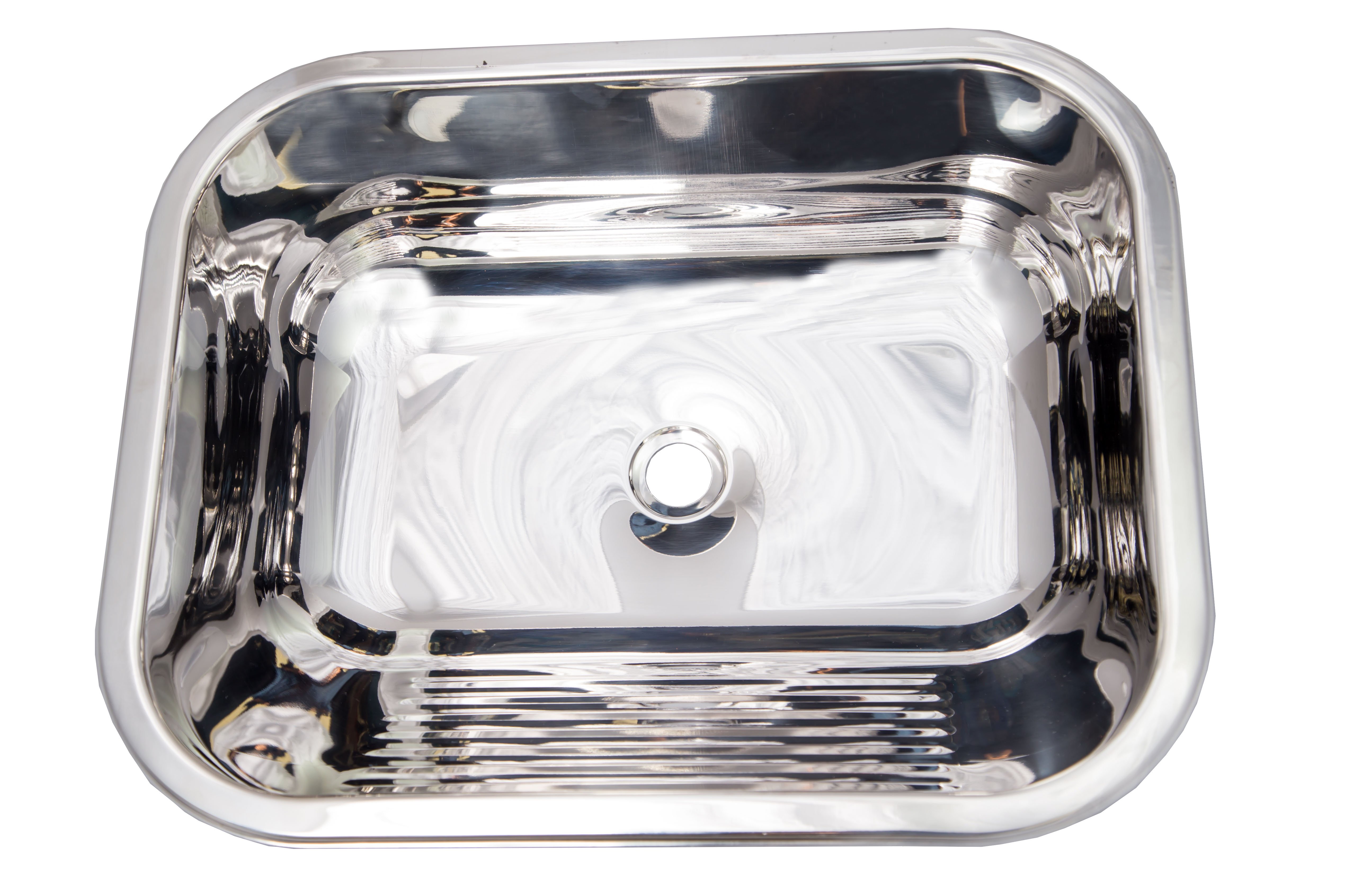 Tanque Inox 304 40x40x22 22l Ab S/Val