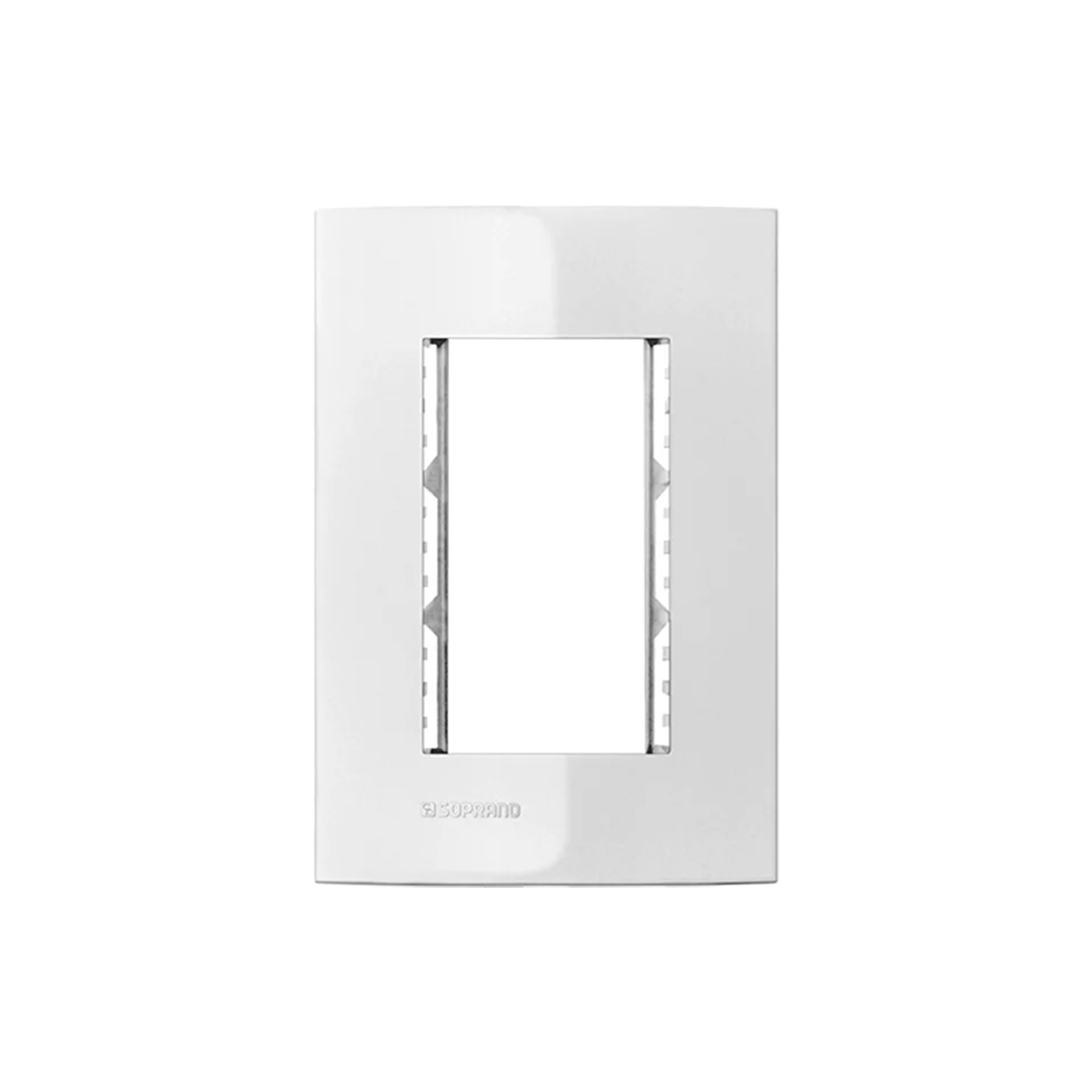Iris Placa 4x2 3mod C/Suporte
