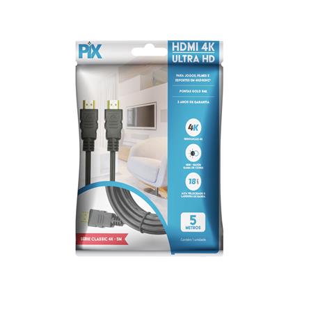 Cabo Hdmi 4k  5mt 1.4 3d