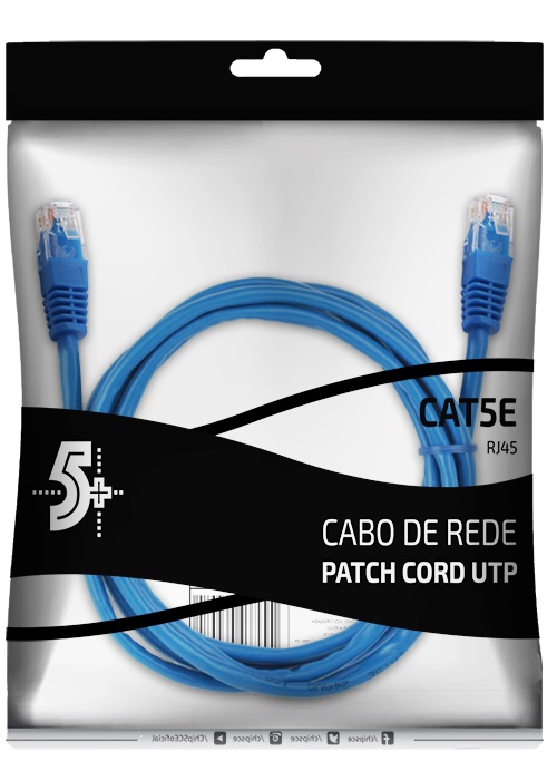 Patch Cord 2mt Utp Cat5e Az