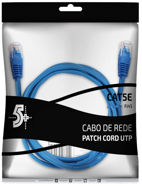 Patch Cord 3mt Utp Cat5e Az