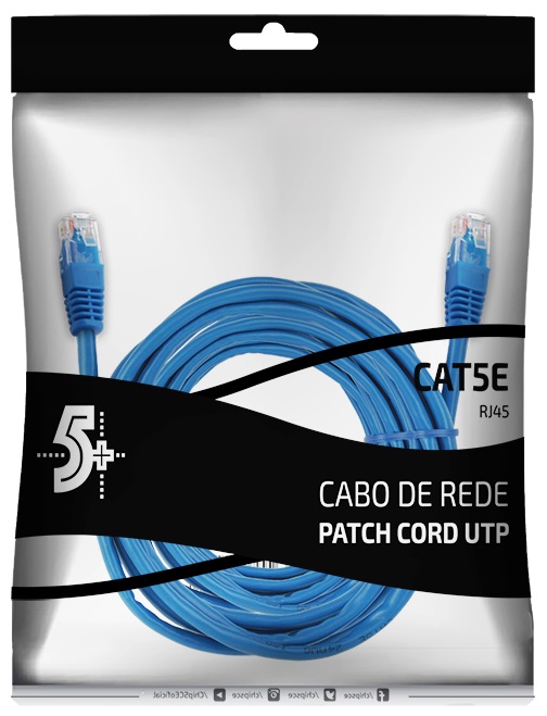 Patch Cord 5mt Utp Cat5e Az