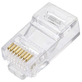 Conector Macho Rj45 Cat6 C/100un