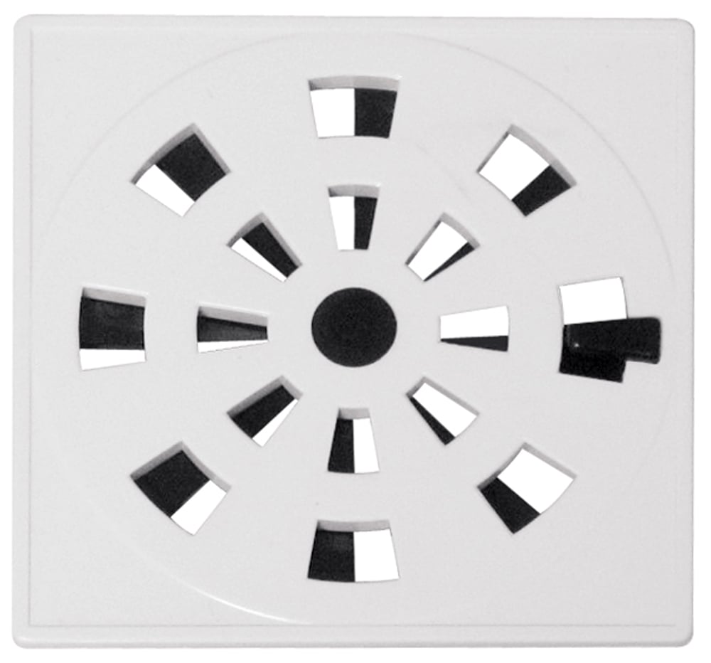 Grelha Abs Br Quad 100mm C/Vedacao