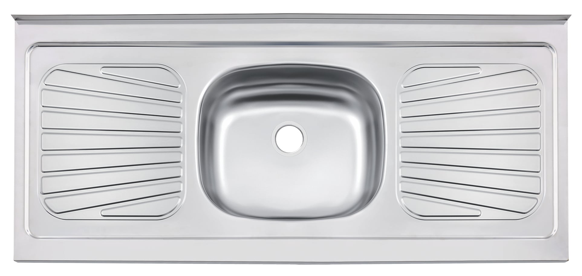 Pia Inox S/Concr 120x52x13 Pd C/Val N3