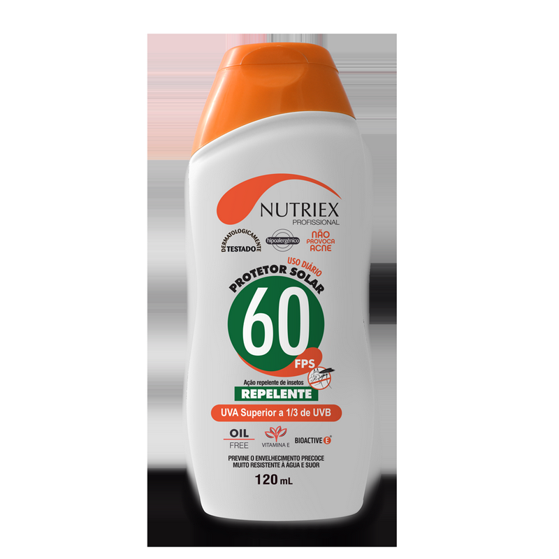 Protetor Solar Fps 60 120ml C/Repelente