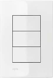 Iris Placa 4x2 Cega C/Suporte