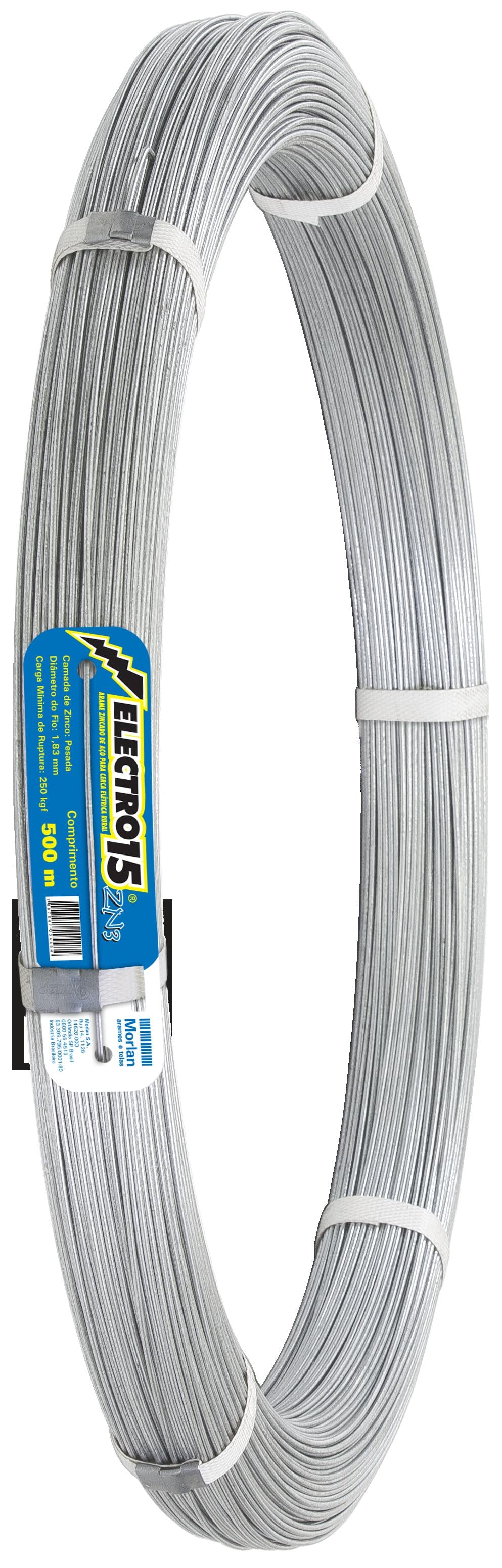 Arame Liso P/Cerca Eletric 1,83mmx500mt