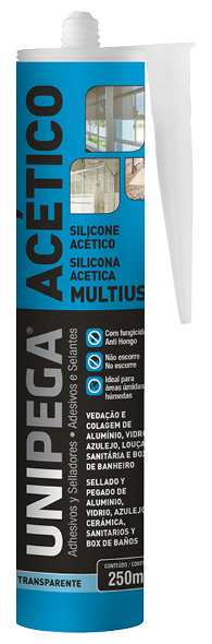 Silicone Acetico Incolor 240gr