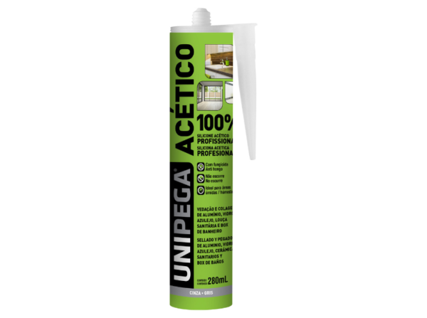 Silicone Acetico Cinza 260gr