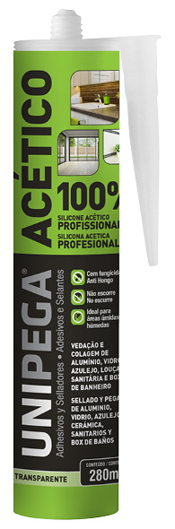 Silicone Acetico Preto 260gr