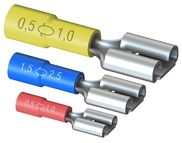 Terminal Pre Isol Femea  1,5-2,5mm