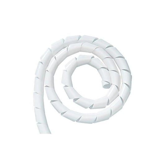 Organizador De Fios C/1 Mt 3/8 Branco
