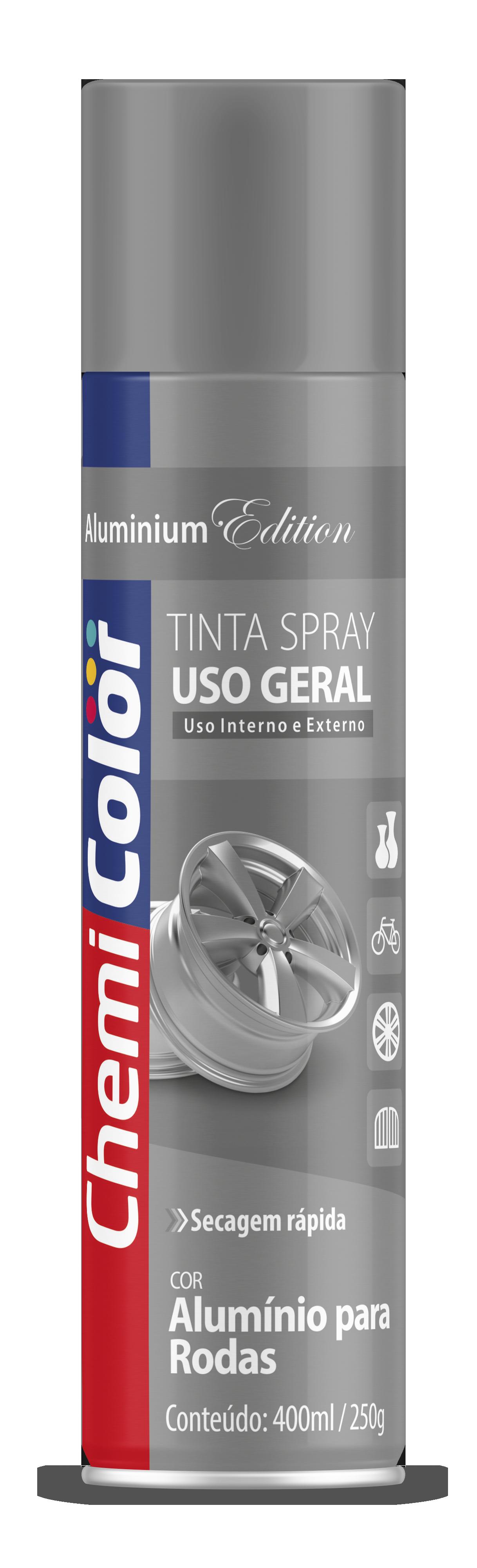 Tinta Spray U.G Alum P/Rodas 400ml 250gr