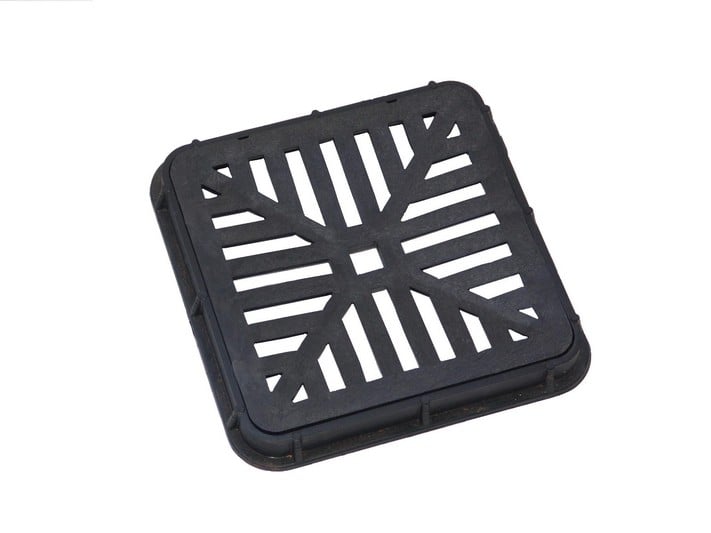 Grelha Pvc C/Aro 20x20cm Ref