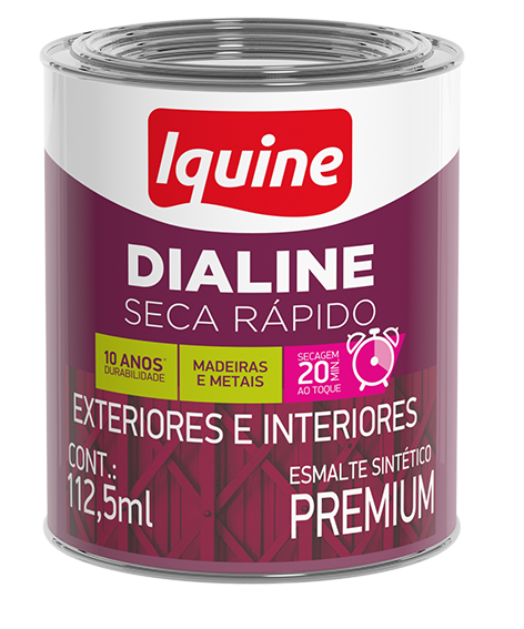 Tinta Esm Bril Prm 112ml Dialine Amarelo