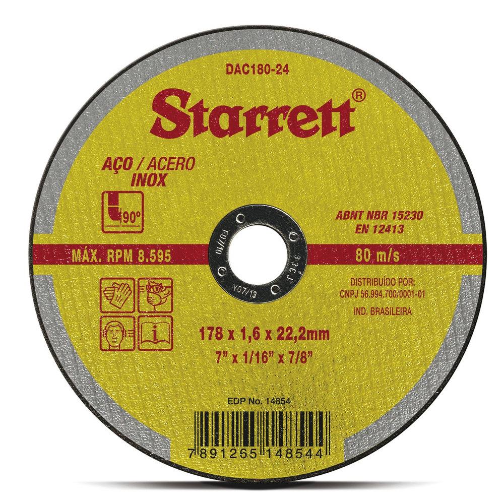 Disco De Corte  7x1/16x7/8” Inox  