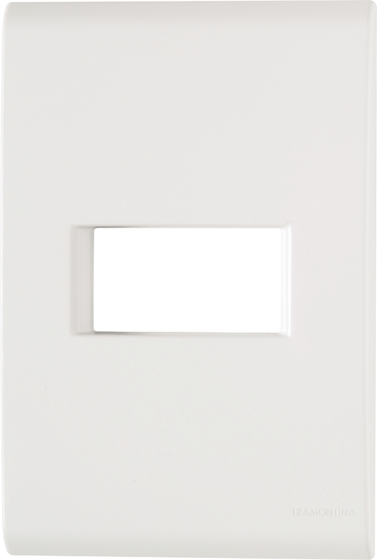 Liz Placa Br 4x2 P/ 1mod Horiz S/Blist