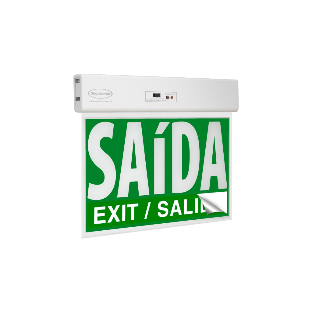 Placa Saida Dupla Face Slim Vd C/Seletor