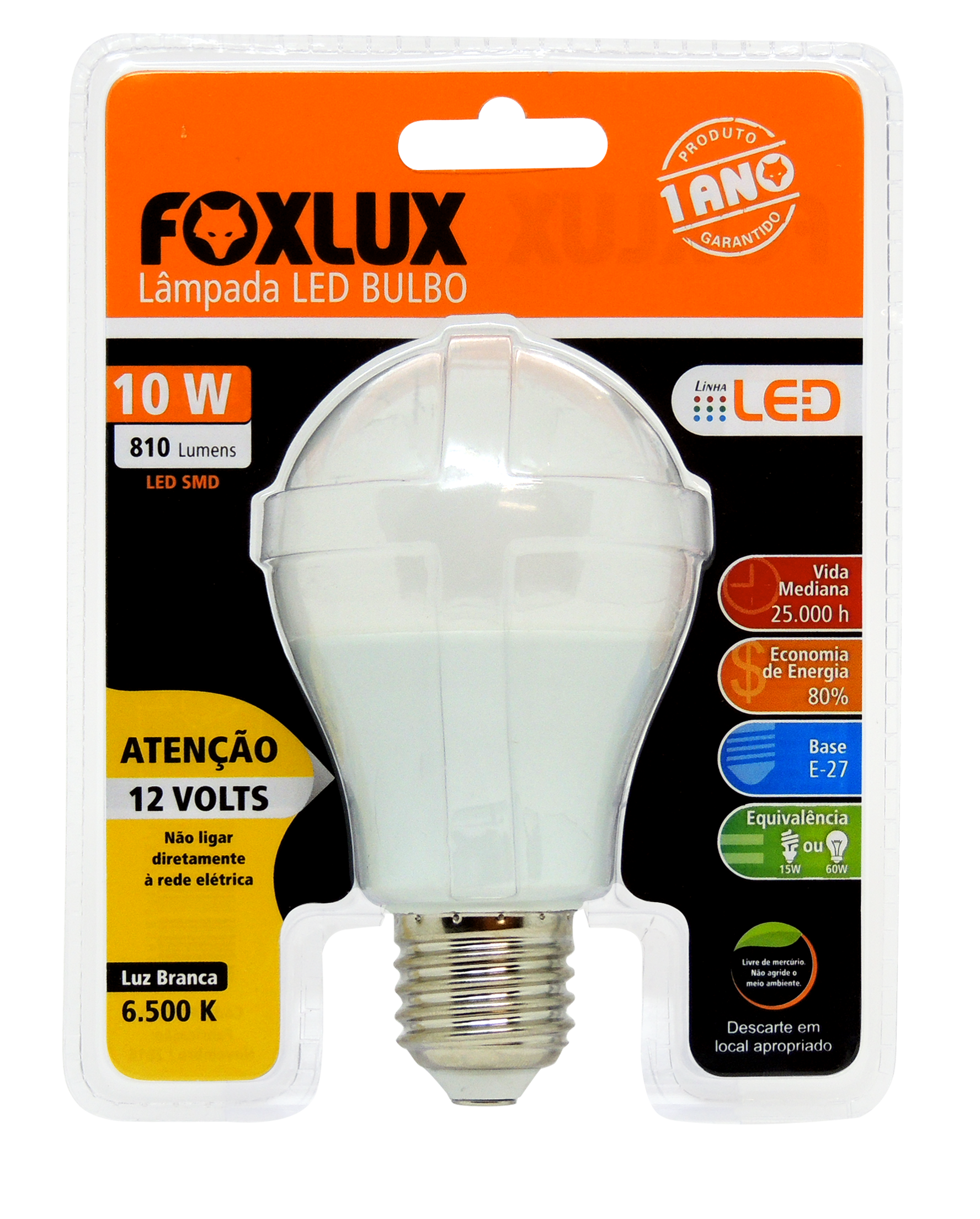 Lamp Led Bulb 10w 12v Nor 810lm 6,5k