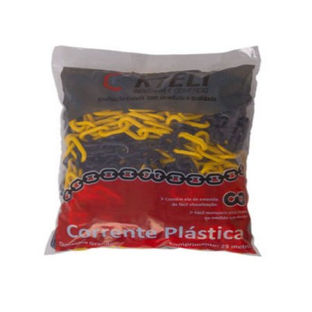 Corrente Plast Elo Gd Am/Pt 25mt