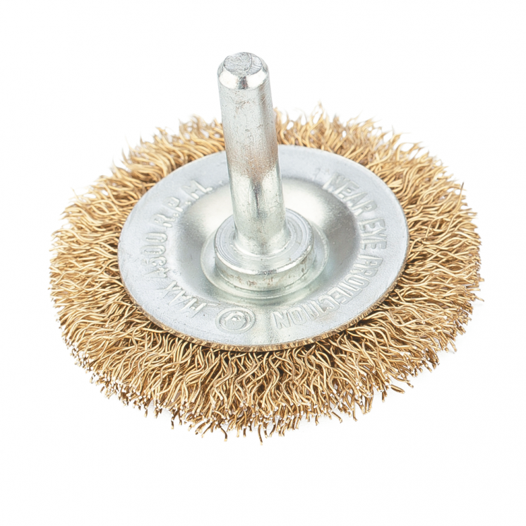 Escova Circular Aco Ondulado 4” Haste 