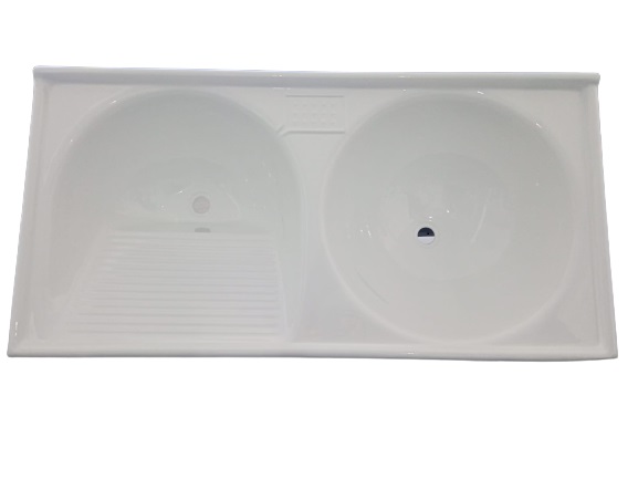 Tanque De Fibra Duplo 1,00x50cm Br
