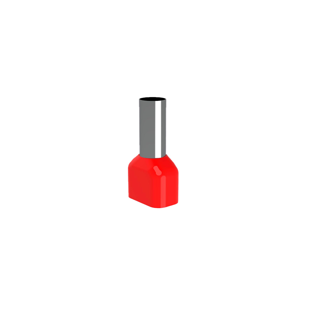 Terminal Pre Isol Ilhos  1,0mm Duplo