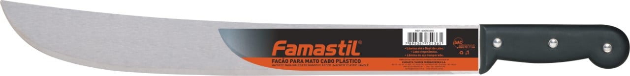 Facao P/Mato 10” Cb Plast