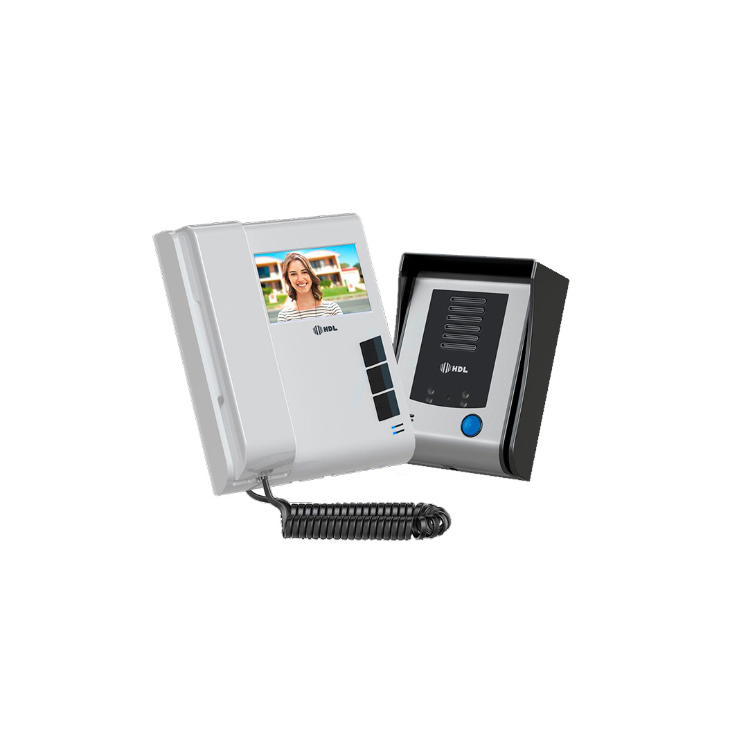 Porteiro Eletr C/Video Sense Alum 